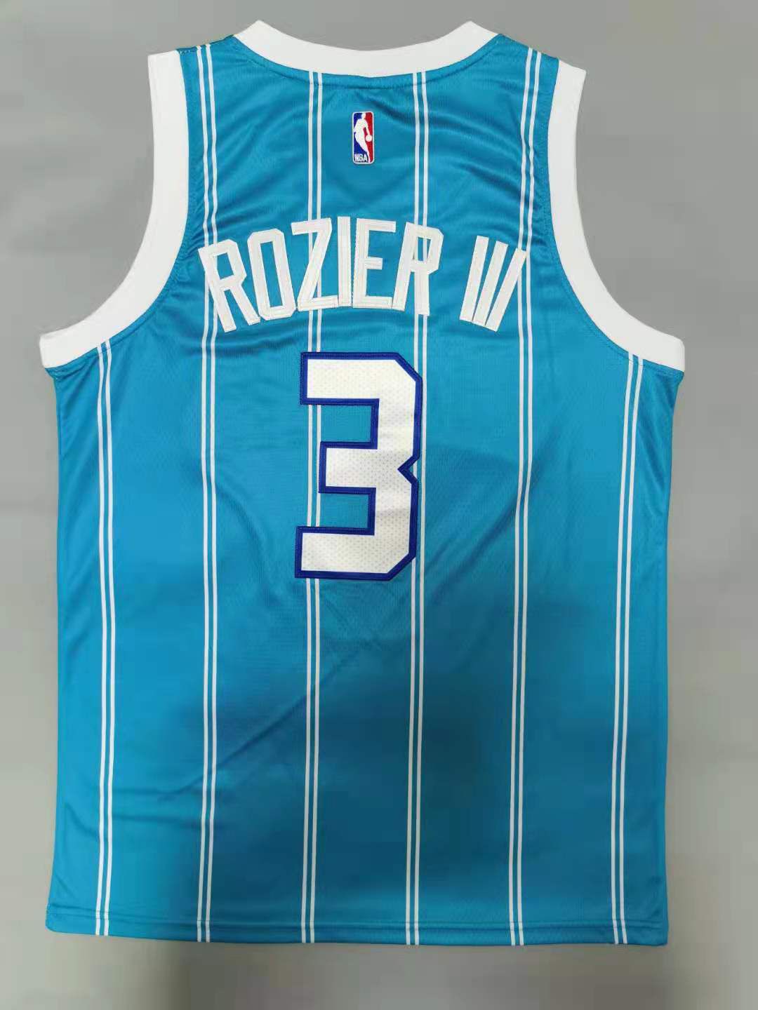 Men Charlotte Hornets #3 Rozier iii Blue 2021 Game NBA Jersey